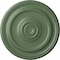 Ekena Millwork Kepler Traditional Medallion (For Canopies up to 4 1/2"), 19 3/4"OD x 1 1/2"P, Athenian Green CM20KPAGF - alternate 1